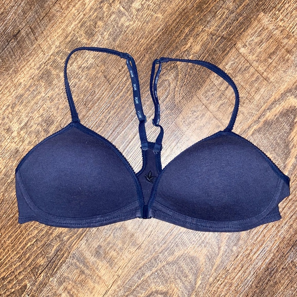 (CLOSET CLOSING FINAL SALE) Aerie Racerback Front Closure Clasp Cotton Bra